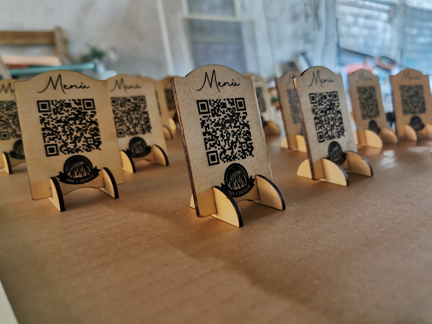 QR Code in Legno Personalizzati